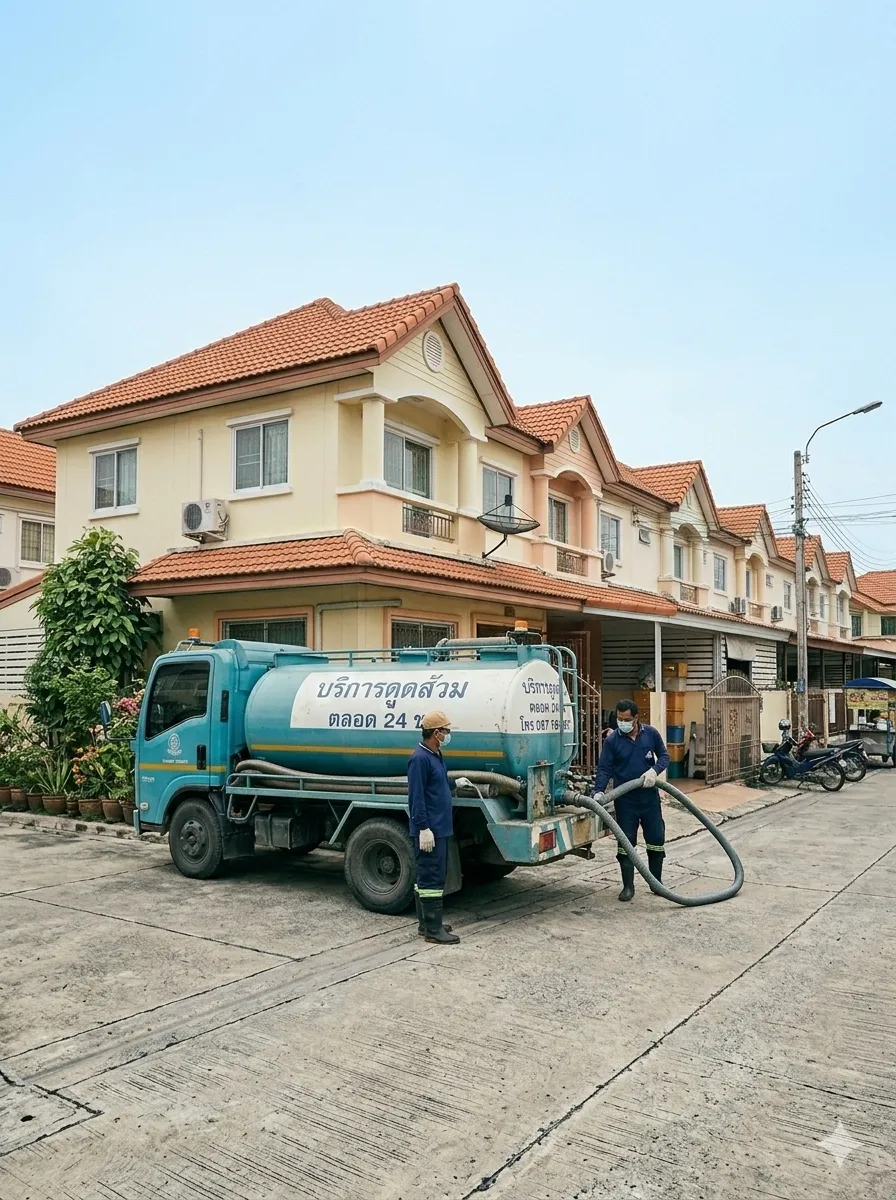 บริการดูดส้วม 24 ชม.