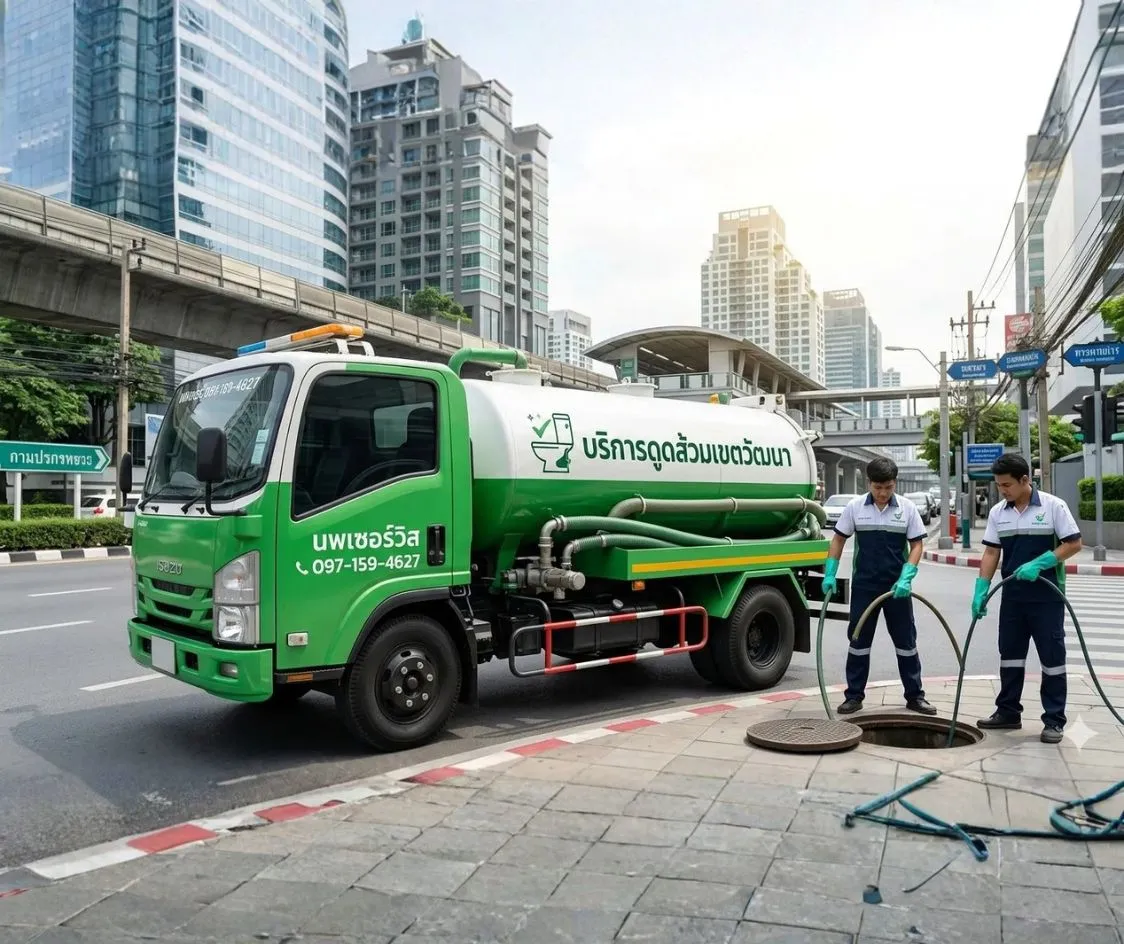 นพเซอร์วิส รถดูดส้วมเขตวัฒนา