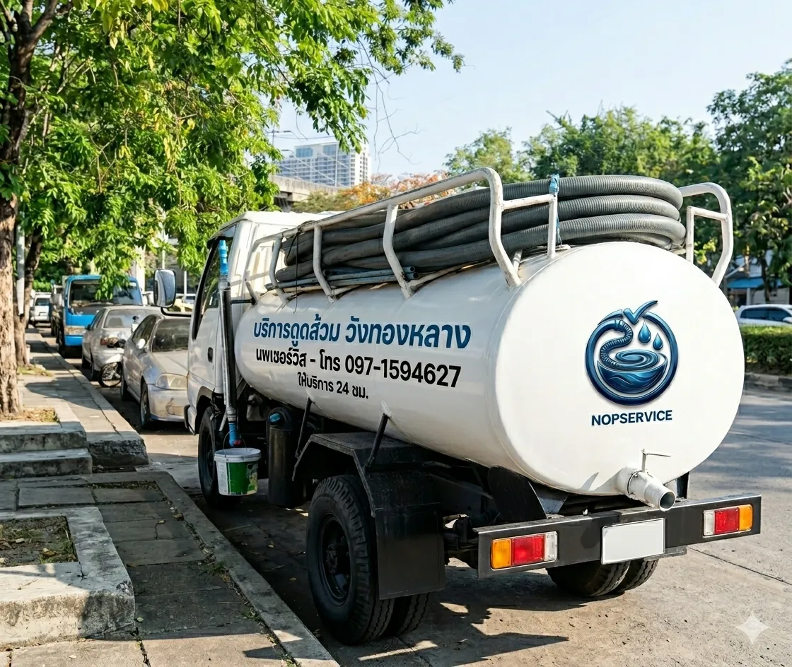 รถดูดส้วมเขตวังทองหลาง